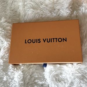 Authentic Louis Vuitton Gift Box, Cloth Bag, and Card